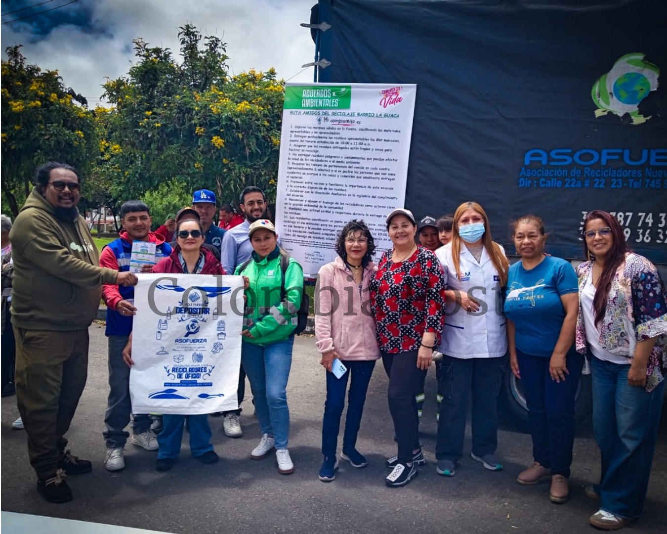 Reciclatón barrio La Guaca