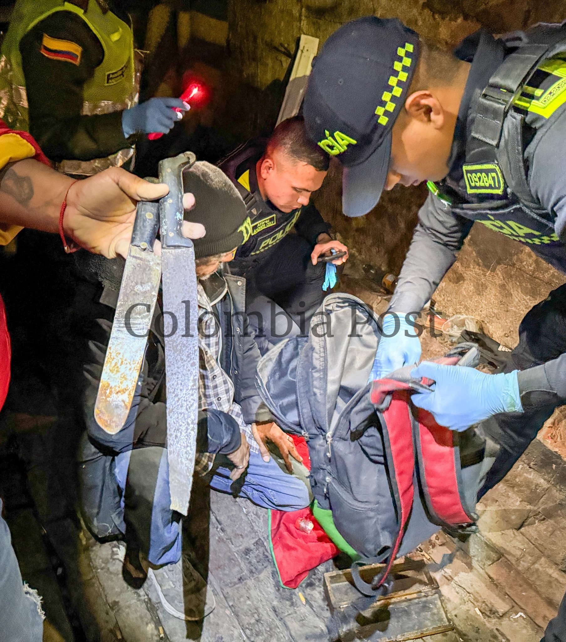 Operativo localidad de Puente Aranda