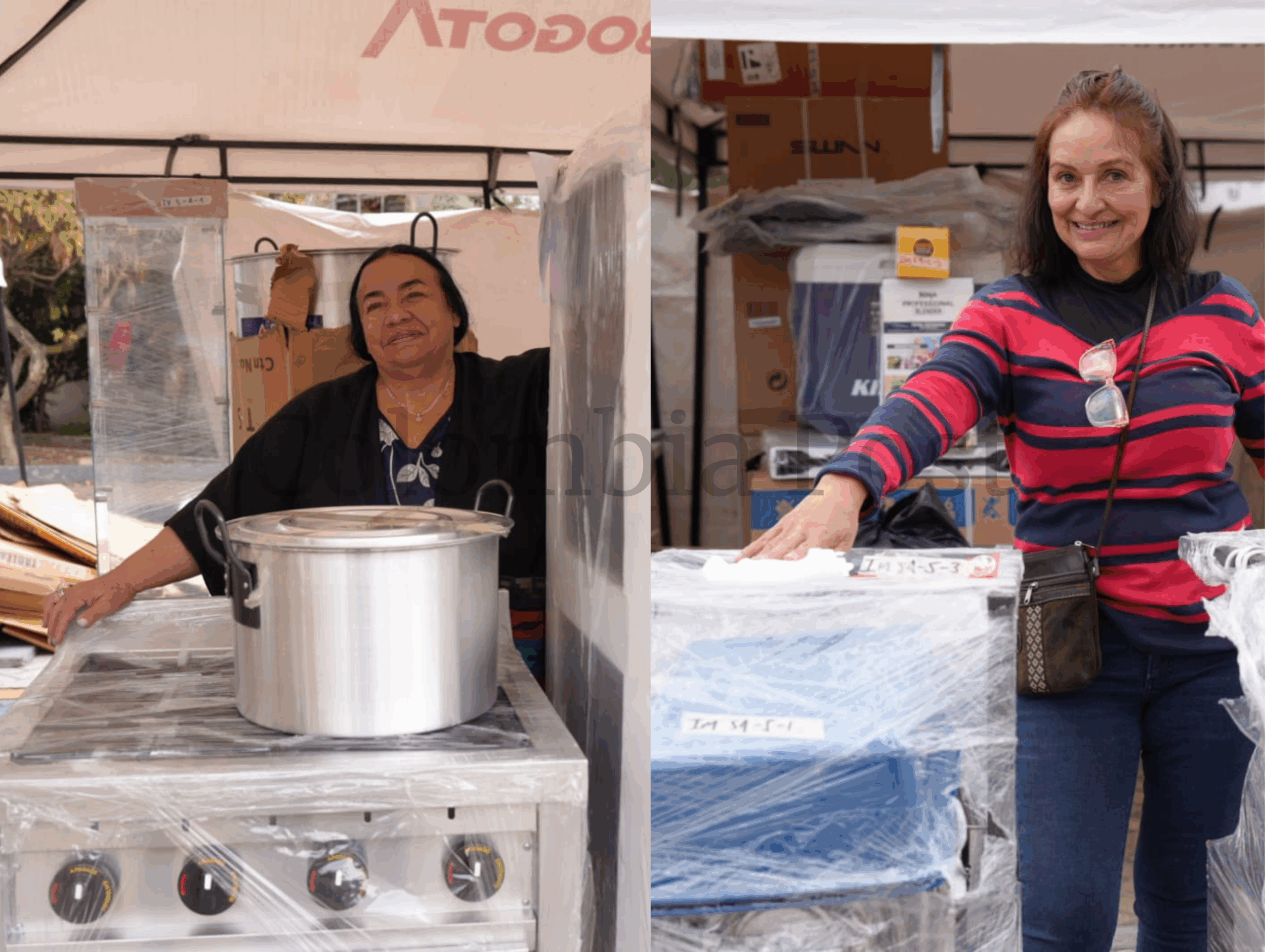 ENTREGA IMPLEMENTOS A EMPRENDEDEDORAS PUENTE ARANDA
